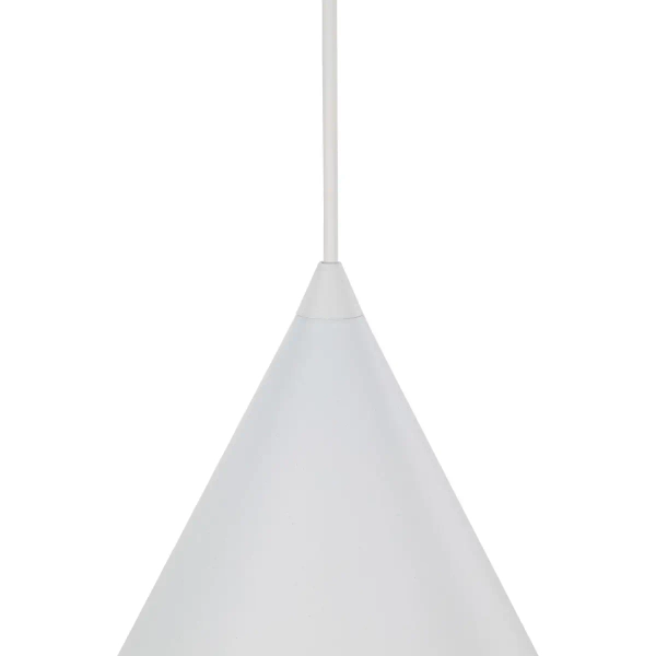 Lampa wisząca stożkowa CONO 10009 salonowa biały