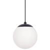 Pojedyncza lampa wisząca Savoy K-4920 biała czarna