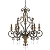 Lampa wisząca świecznikowa Artisan ART3-BLACK Elstead metalowa czarna