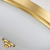 Lampa sufitowa Malibu FE-MALIBU-F-BATH-BB Feiss IP44 szczotkowany mosiądz