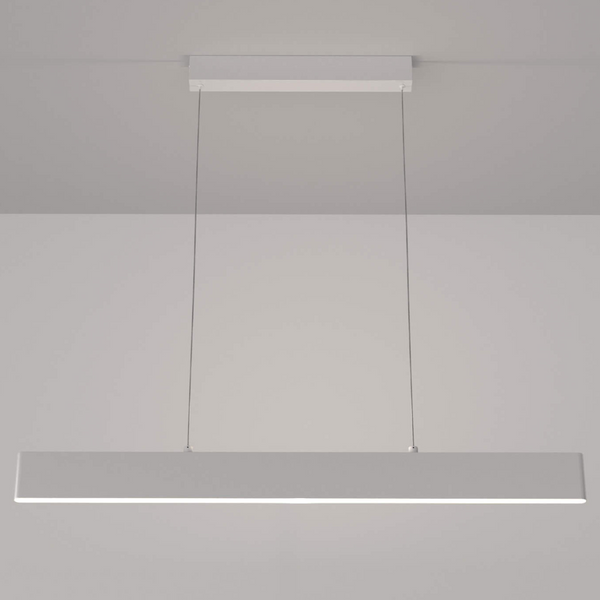 Podłużna lampa wisząca Step P010PL-L23W LED 23W 3000K listwa biała