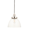 Wisząca lampa do salonu Hansen 97588 nad stół srebrny przezroczysty