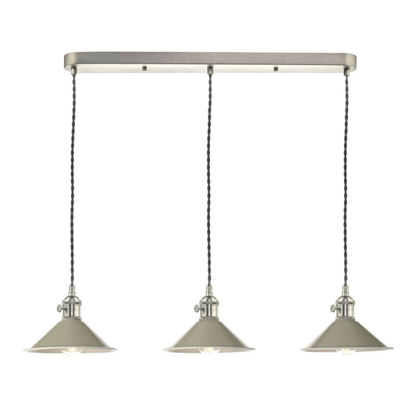 Kuchenna lampa wisząca HAD3661-06 Dar Lighting metalowa chrom szary