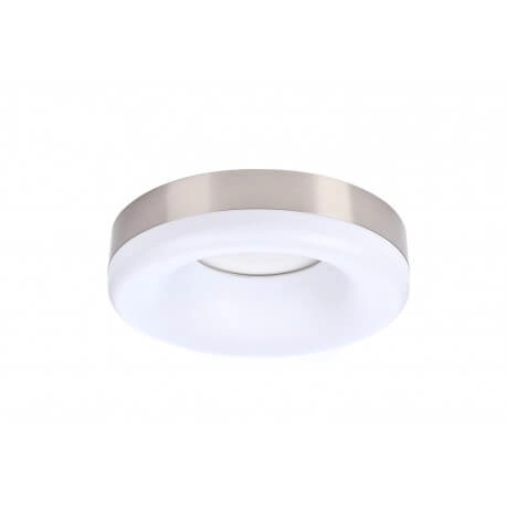Sufitowa lampa nowoczesna Ring pierścień LED 18W satyna