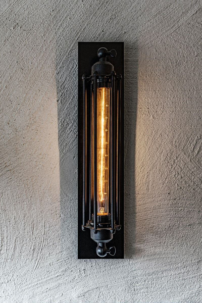 Industrialna lampa ścienna RETRO 1010BL0009 metalowa kinkiet retro czarny