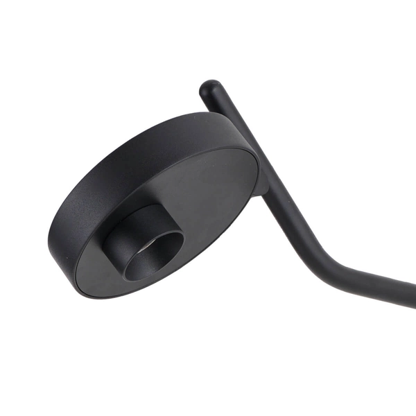 Metalowy kinkiet na ścianę ISEO AZ5632 Azzardo LED 9W 3000K okrągła czarny