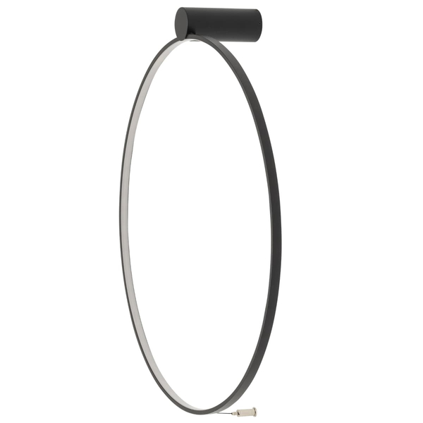 Lampa pierścieniowa ścienna Circolo 10815 Nowodvorski LED 21W 3000K czarna