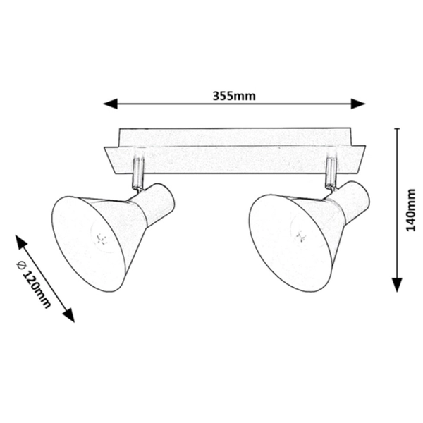 Kuchenna lampa sufitowa Alvaro 3158 regulowana nad stół czarna złota