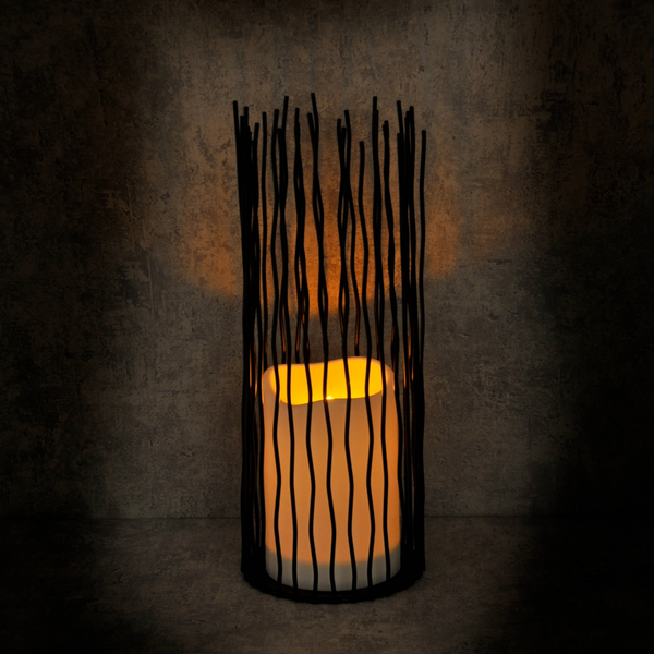 Zewnętrzna latarenka Nyborg XL 313294 candle na baterie czarna