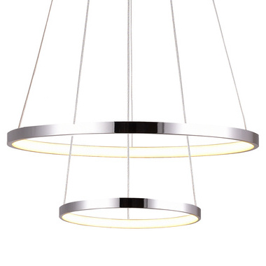 Wisząca lampa LUNE 32-64769 futurystyczna zwis LED 40W 4000K rings chrom