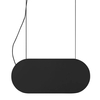 Nowoczesna lampa wisząca Malumi MLA622P4 LED 24W 4000K do salonu czarna