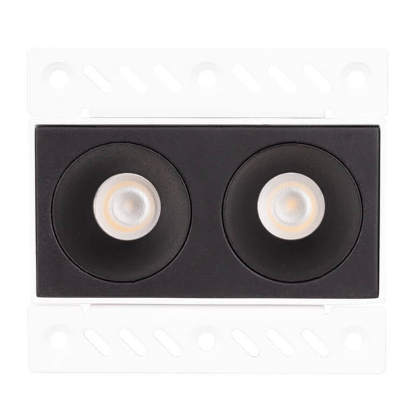 Lampa wpustowa z modułem LED i zasilaczem Modular H180.05 + HM180 2L + HT180 6W ON/OFF Maxlight LED 6W 3000K czarna biała
