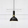 LAMPA wisząca LARRY 106974 Markslojd metalowa OPRAWA zwis kopuła mosiądz czarna