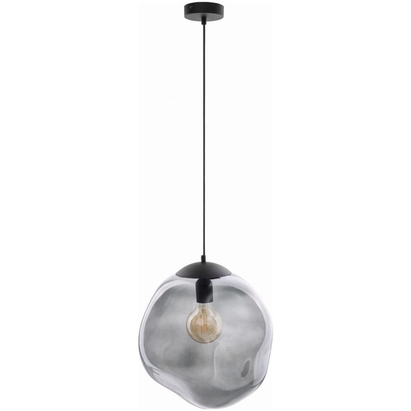 Lampa wisząca modernistyczna Sol 4264 TK Lighting szklana kula grafitowa