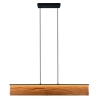 Drewniana wisząca lampa Kalea 355510130 LED 39W 3000K podłużny brązowy