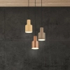 Wisząca lampa AGUDO 319430317 beżowa szara różowa 3x40W E27 z regulacją