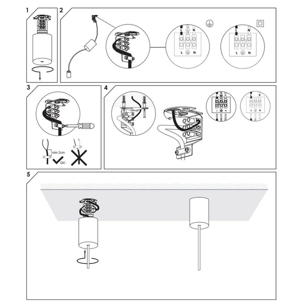 Puszka montażowa do lamp Cameleon 8550 Nowodvorski metalowa czarna