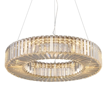 Żyrandol glamour CRISTAL ST-10625P-60 złota transparentna szklana LED 60W 3000K do salonu