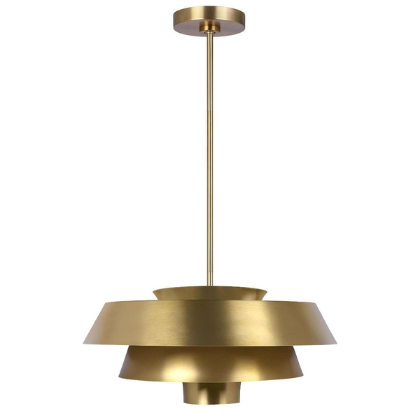 Modernistyczna LAMPA wisząca Brisbin FE-BRISBIN-MW Elstead FEISS metalowa OPRAWA okrągły ZWIS designerski biały matowy