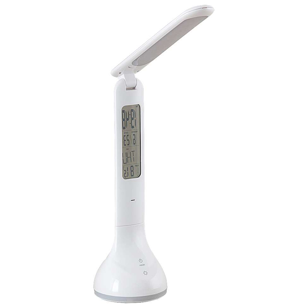 Stojąca LAMPA stołowa JUSTIN 1515 Rabalux biurkowa LAMPKA prostokątna LED 4W 4000K biała
