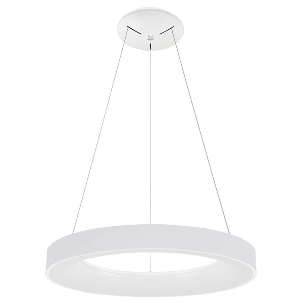Wisząca LAMPA okrągła GIULIA 5304-880RP-GD-3 Italux metalowa OPRAWA pierścień LED 80W 3000K zwis ring złoty