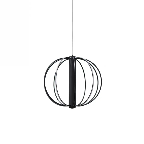 Druciana lampa wisząca do salonu CAMELIA LED 41W 3000K AZ6779 różowa złota aluminiowa