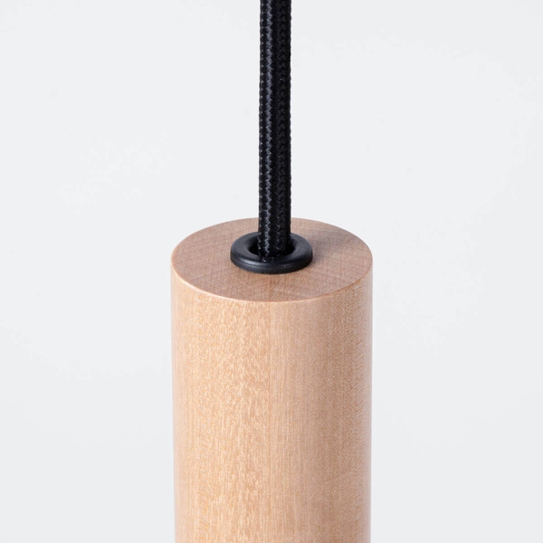 Potrójna lampa wisząca Pastelo SL.1267 tuba sople czarna