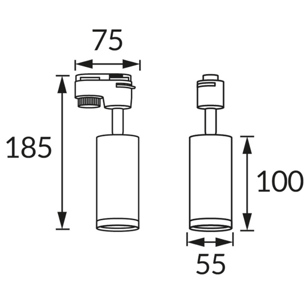 Reflektor na szynoprzewody Zadra 4328 Ideus regulowana tuba drewniany