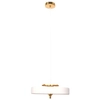 LAMPA wisząca CG2000 ŻYRANDOL WH COPEL okrągła OPRAWA klasyczna Art Deco metalowy ZWIS kabel złoty biały