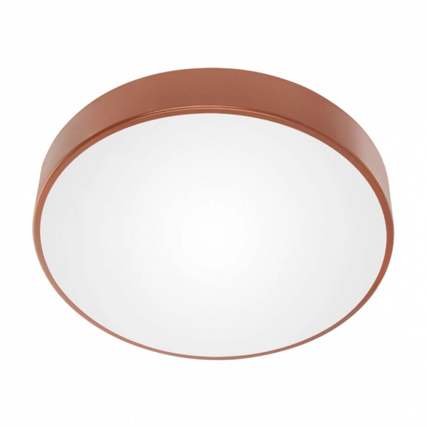 LAMPA sufitowa 137623619709 TEAM okrągła OPRAWA natynkowy plafon metalowy miedziany