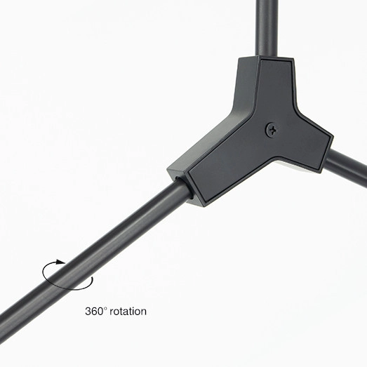 Regulowana LAMPA sufitowa 1962/2 BLACK-BL Elem szklana OPRAWA modernistyczna chemistry czarna przydymiona
