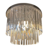 Plafon LAMPA sufitowa VETRO LP-2910/4C Light Prestige okrągła OPRAWA glamour z kryształkami crystals przezroczysty chrom