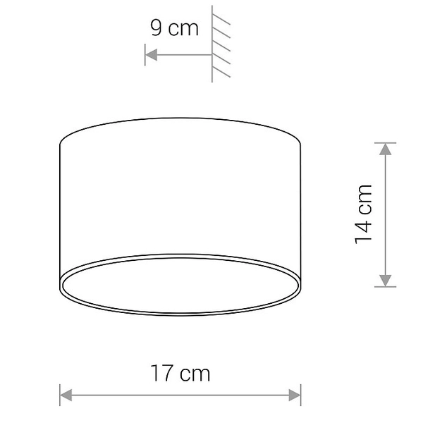 Loftowa LAMPA ścienna ELLIPSES LED 8182 Nowodvorski okrągła OPRAWA metalowa LED 10W 3000K kinkiet łazienkowy IP54 czarny