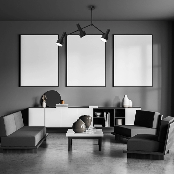 Nowoczesna lampa sufitowa Linterna MLP8677 modna czarna