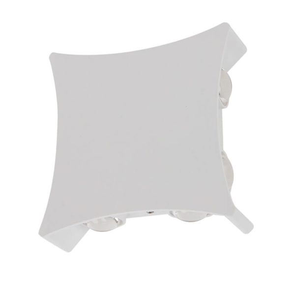 Elewacyjna lampa ogrodowa Pensa LED 1W zewnętrzna biała