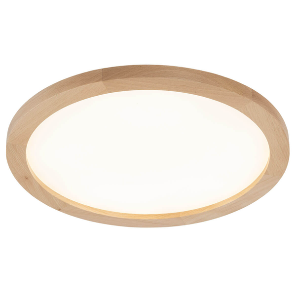 Lampa nasufitowa Aqua 18011 LED 36W 3000-6500K IP54 okrąg drewniana biała