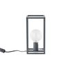 Stojąca LAMPKA nocna SIGALO MT-BR4366-T1 GR Italux stołowa LAMPA industrialna klatka loft szara