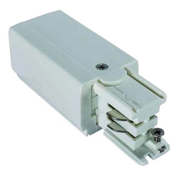 Lewe zasilanie 8106 Shilo do 3-fazowego szynoprzewodu białe