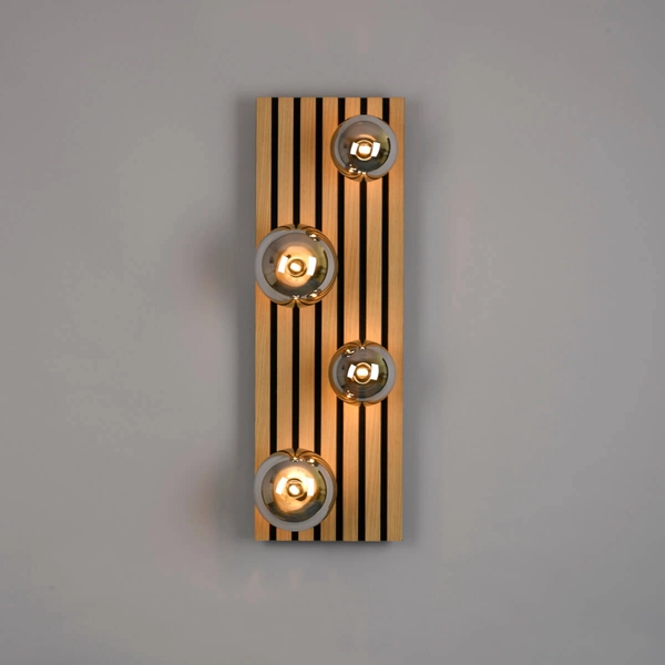 Plafon do sypialni GREEN STIK 15209-79 Just Light kule drewniany