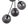 Loftowa lampa wisząca Glory 3508 przydymione molekuły kule nad łóżko