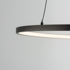 Lampa ring wisząca salonowa Circolo 10812 Nowodvorski LED 21W 3000K czarna