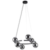 Lampa wisząca do salonu Anabelle 6843 bubbles ring grafitowa czarna