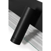 Ryflowany kinkiet ścienny Riflo RIWD62002 LED 4,8W 3000K tubki czarne