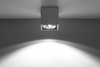 Spot LAMPA sufitowa SL.0646 betonowa OPRAWA downlight kostka cube szara