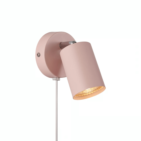 Dziecięca lampa ścienna EXPLORE 2113251057 regulowana z włącznikiem różowy