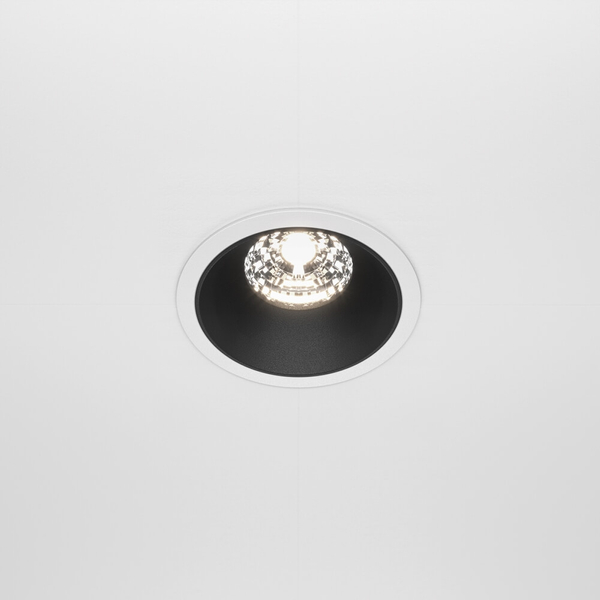 Oczko wpuszczane Alfa DL043-01-15W4K-D-RD-WB LED 15W 4000K biały czarny