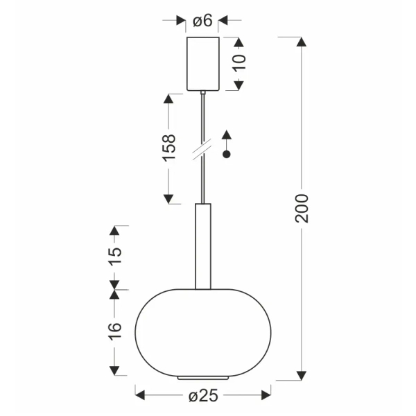 Szklana wisząca lampa BUENO złota czarna 31-50465 1xGx53 owalna nad stół