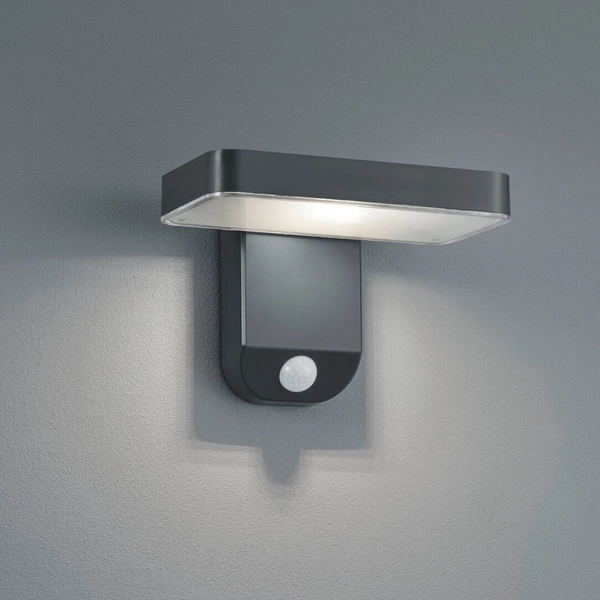 Kinkiet z czujnikiem ruchu Esquel R22261142 LED 5W 3000K IP44 antracyt