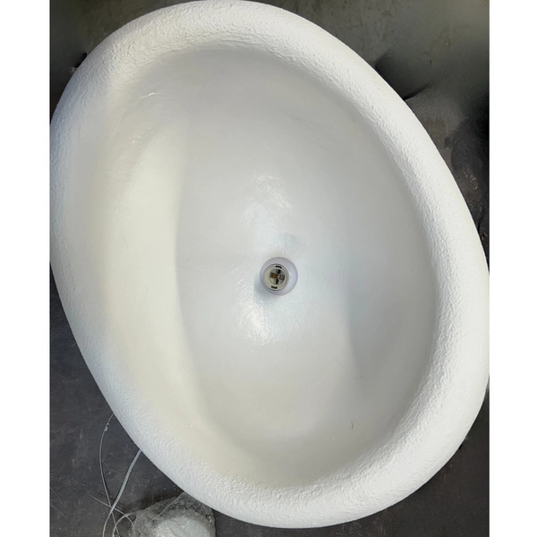 Regulowana lampa do salonu Stone DN426-600 wiszący kamień metalowy biały outlet