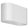 Minimalistyczna LAMPA ścienna KAUNAS 7024 Rabalux metalowy kinkiet owalny do salonu biały